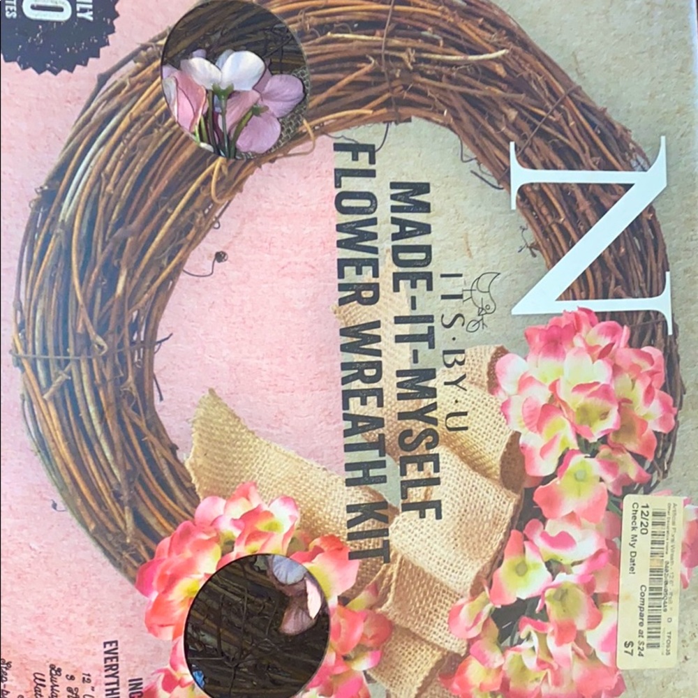 Made it myself flower wreath kit